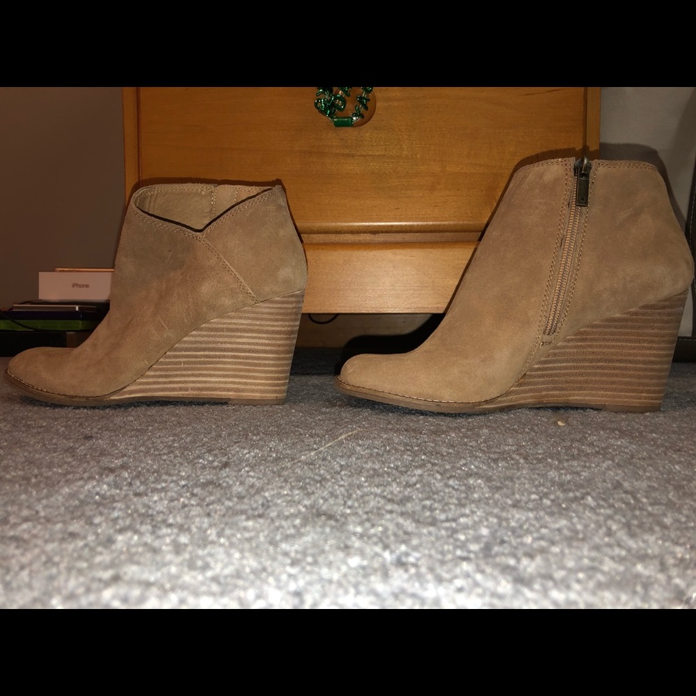 Lucky Brand Half Cut Wedges/Booties